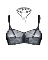 Neck-tie bra