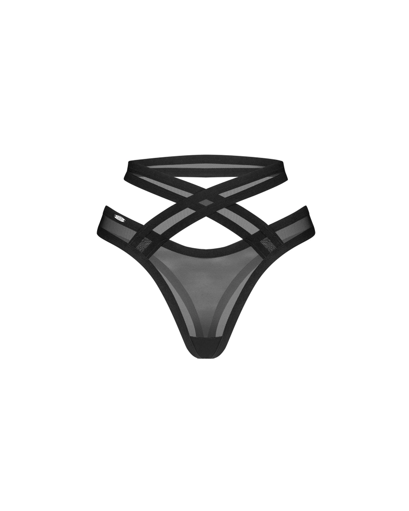 Thong with geometric cuts
