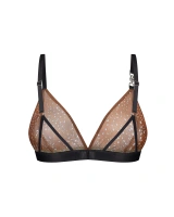 Bra with a spotted pattern