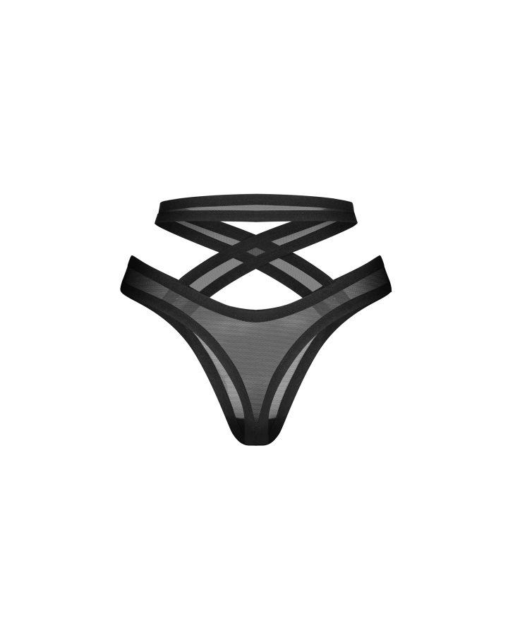 Thong with geometric cuts